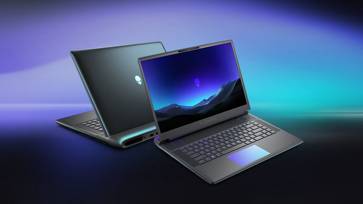 A couple of laptops on a blue and purple background

AI-generated content may be incorrect.